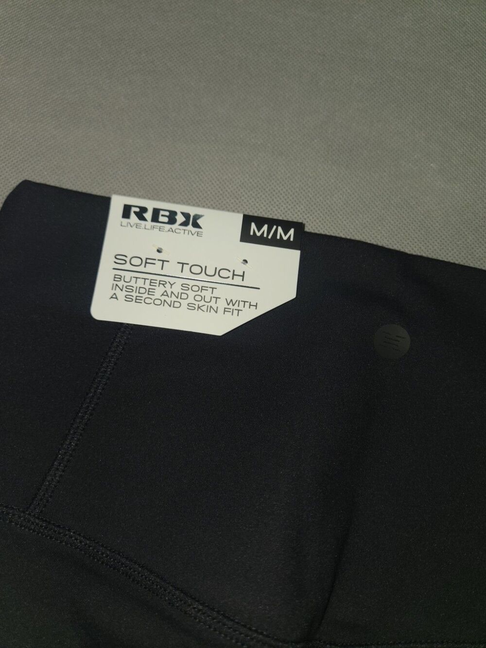 RBX Active Soft Touch Capri Leggings Size M Medium Black High Waist NWT $59 - Picture 3 of 12